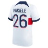 Maglia ufficiale Paris Saint Germain Mukiele 26 Trasferta 2023-24 per Uomo